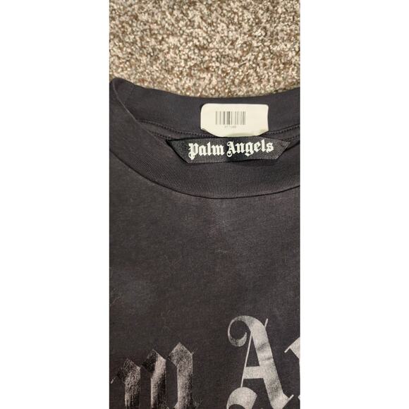 Authentic Palm Angels Curved Logo Black on Black Sm NWOT - Picture 7 of 12